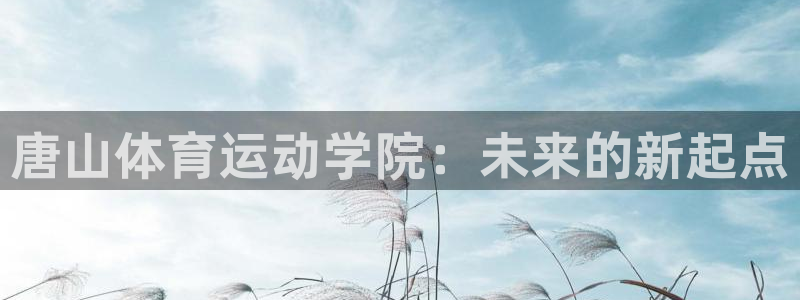 尊龙官方正版app娱乐40996:唐山体育运动学院:未来的新